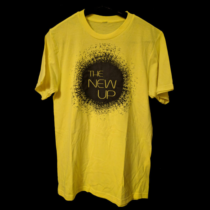 The New Up Mens Yellow Logo Tee Shirt