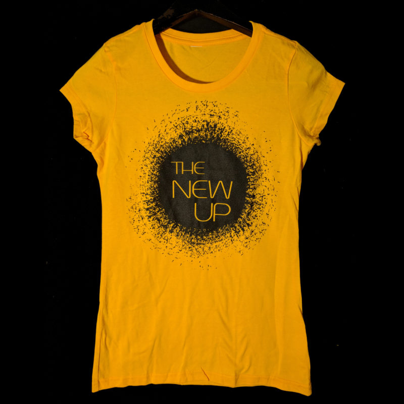 The New Up Womens Orange Logo Tee Shirt